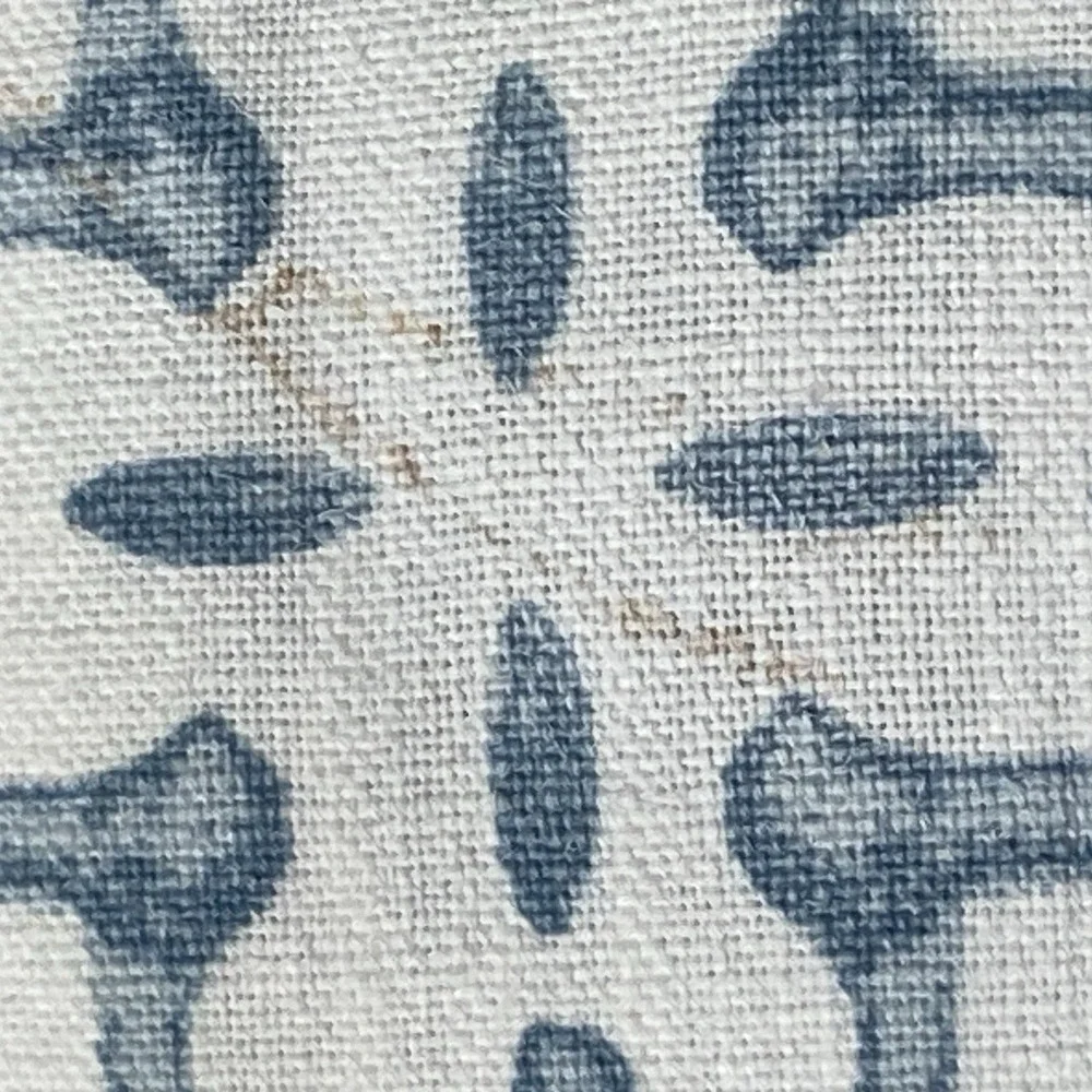 Threshold Cotton Table Runner Tassels Blue Coastal Farmhouse Decor (13.5